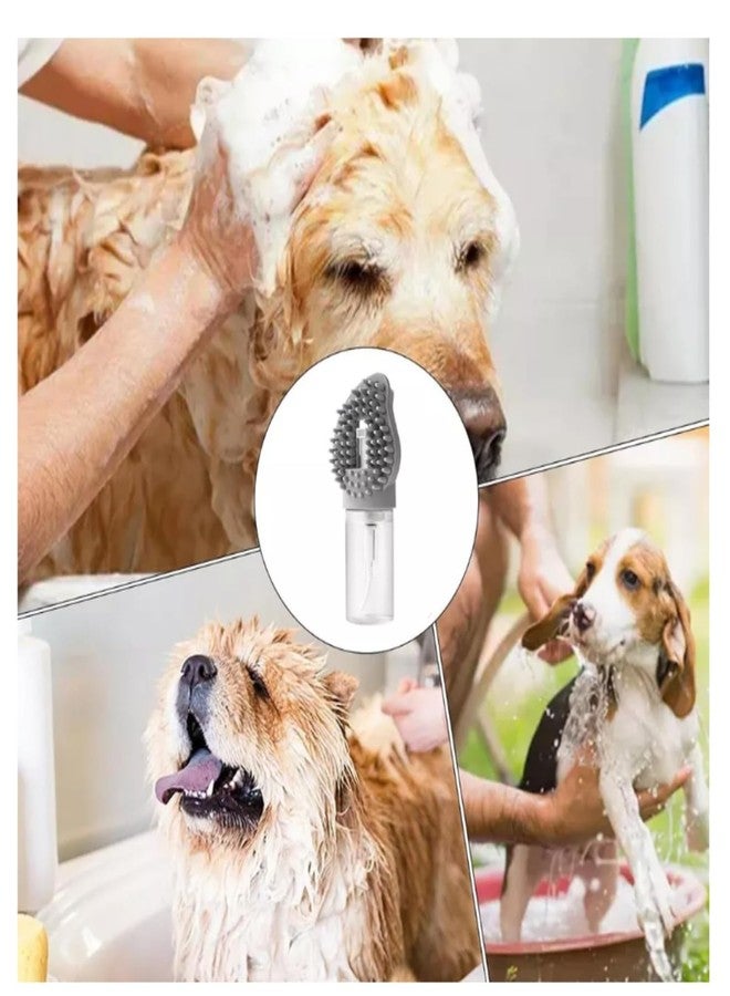 Veemok 2-in-1 Pet Grooming Brush with Shampoo Dispenser | Cat & Dog Bath Brush for Shedding, Massaging & Deep Cleaning | Removes Loose Fur | Comfortable Grip (Pet Grooming Comb) - Image 3